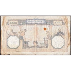 F 38-47 - 23/05/1940 - 1000 francs - Cérès et Mercure mod. - Série P.9629 - Etat : B