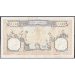 F 38-50 - 18/07/1940 - 1000 francs - Cérès et Mercure mod. - Série Y.10292 - Etat : TTB