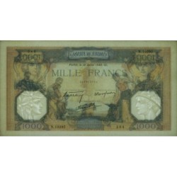 F 38-50 - 18/07/1940 - 1000 francs - Cérès et Mercure mod. - Série N.10295 - Etat : TTB