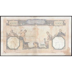 F 38-50 - 18/07/1940 - 1000 francs - Cérès et Mercure mod. - Série H.10239 - Etat : TB+