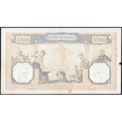 F 38-50 - 18/07/1940 - 1000 francs - Cérès et Mercure mod. - Série B.10347 - Etat : TB-