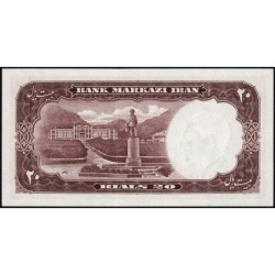 Iran - Pick 72 - 20 rials - Série 30 - SH1340 (1961) - Etat : pr.NEUF