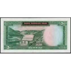 Iran - Pick 73a - 50 rials - Série 5 - SH1341 (1962) - Etat : SUP