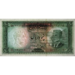 Iran - Pick 79a - 50 rials - Série 50 - 1965 - Etat : NEUF