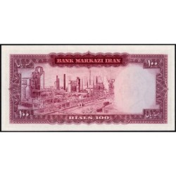 Iran - Pick 80 - 100 rials - Série 18 - 1966 - Etat : NEUF