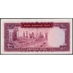 Iran - Pick 80 - 100 rials - Série 40 - 1966 - Etat : SPL