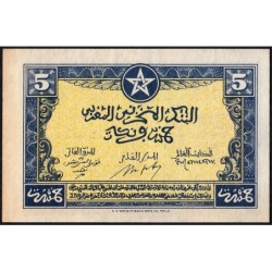 Maroc - Pick 24_1b - 5 francs - 01/08/1943 - Etat : SUP+