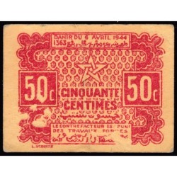 Maroc - Pick 41 - 50 centimes - 06/04/1944 - Etat : TTB-