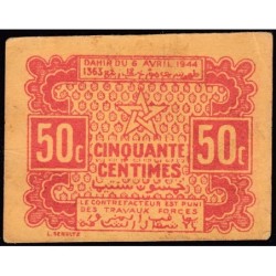 Maroc - Pick 41 - 50 centimes - 06/04/1944 - Etat : TTB+
