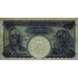 Tunisie - Pick 57 - 1/2 dinar - Série A/4 - 1958 - Etat : TTB+