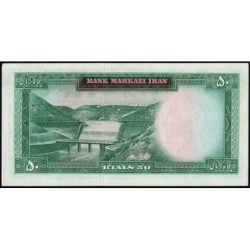 Iran - Pick 85a - 50 rials - Série 179 - 1969 - Etat : SPL+