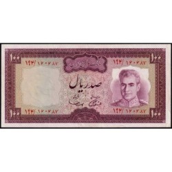 Iran - Pick 91a - 100 rials - Série 194 - 1971 - Etat : SUP