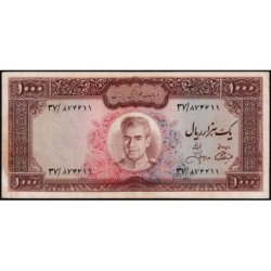 Iran - Pick 94c - 1'000 rials - Série 37 - 1971 - Etat : TTB