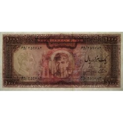 Iran - Pick 94c - 1'000 rials - Série 65 - 1971 - Etat : SPL