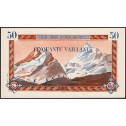Billet de 50 vaillants - 4ème série - Type A - 1938/1943 - Etat : NEUF