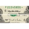 Etats Unis - Pick 496a_2r (remplacement) - 1 dollar - Série F * - 1995 - Atlanta - Etat : NEUF