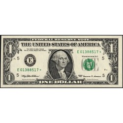 Etats Unis - Pick 504_1r (remplacement) - 1 dollar - Série E * - 1999 - Richmond - Etat : NEUF