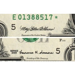 Etats Unis - Pick 504_1r (remplacement) - 1 dollar - Série E * - 1999 - Richmond - Etat : NEUF