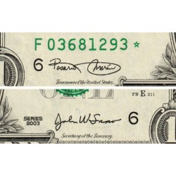Etats Unis - Pick 515a_2r (remplacement) - 1 dollar - Série F * - 2003 - Atlanta - Etat : NEUF
