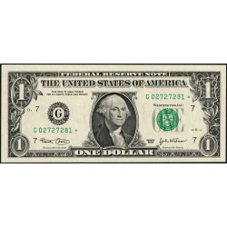 Etats Unis - Pick 515a_2r (remplacement) - 1 dollar - Série G * - 2003 - Chicago - Etat : NEUF