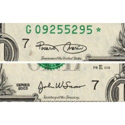 Etats Unis - Pick 515a_2r (remplacement) - 1 dollar - Série G * - 2003 - Chicago - Etat : pr.NEUF