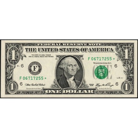 Etats Unis - Pick 523a_2r (remplacement) - 1 dollar - Série F * - 2006 - Atlanta - Etat : NEUF