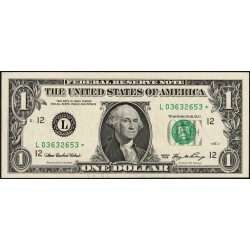 Etats Unis - Pick 523a_2r (remplac.) - 1 dollar - Série L * - 2006 - San Francisco - Etat : pr.NEUF