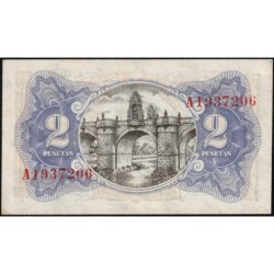 Espagne - Pick 95 - 2 pesetas - 1938 - Série A - Etat : SPL+