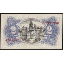 Espagne - Pick 95 - 2 pesetas - 1938 - Série A - Etat : NEUF