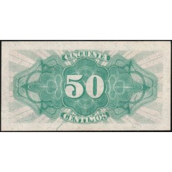 Espagne - Pick 93 - 50 centimos - 1937 - Série A - Etat : NEUF