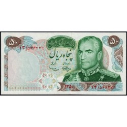 Iran - Pick 97a - 50 rials - Série 13 - 1971 - Commémoratif - Etat : NEUF