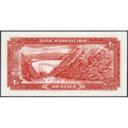 Iran - Pick 100b - 20 rials - Série 17/1 - 1975 - Etat : NEUF