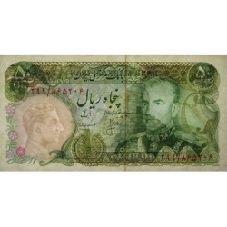 Iran - Pick 101c - 50 rials - Série 299 - 1976 - Etat : NEUF