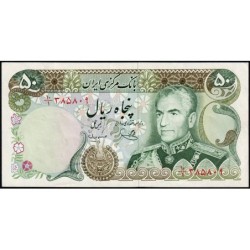 Iran - Pick 101d - 50 rials - Série 10/1 - 1977 - Etat : SUP