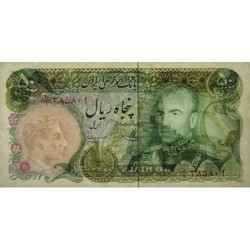Iran - Pick 101d - 50 rials - Série 10/1 - 1977 - Etat : SUP