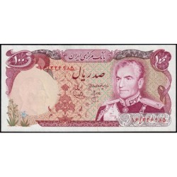 Iran - Pick 102a - 100 rials - Série 16 - 1974 - Etat : NEUF
