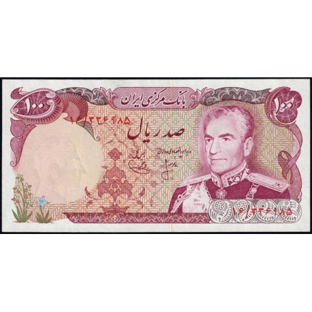 Iran - Pick 102a - 100 rials - Série 16 - 1974 - Etat : NEUF