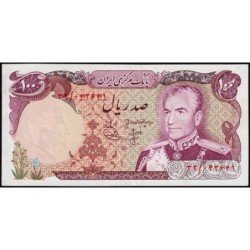 Iran - Pick 102a - 100 rials - Série 32 - 1974 - Etat : SPL+