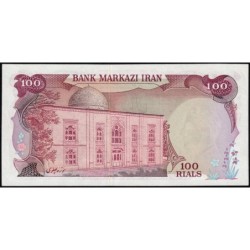 Iran - Pick 102a - 100 rials - Série 32 - 1974 - Etat : SPL+