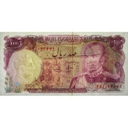 Iran - Pick 102a - 100 rials - Série 32 - 1974 - Etat : SPL+