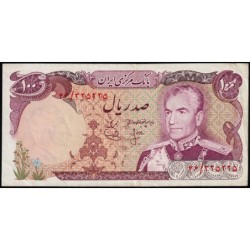 Iran - Pick 102a - 100 rials - Série 46 - 1974 - Etat : TTB+
