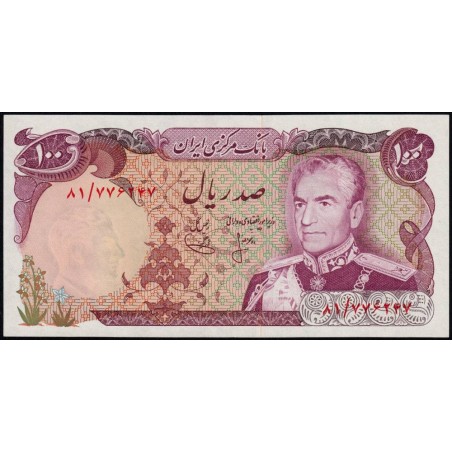 Iran - Pick 102a - 100 rials - Série 81 - 1974 - Etat : NEUF