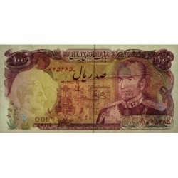 Iran - Pick 102c - 100 rials - Série 12/1 - 1977 - Etat : SPL+