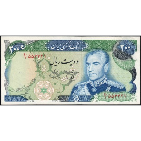 Iran - Pick 103e - 200 rials - Série 40/1 - 1979 - Etat : SPL+