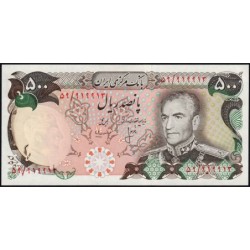 Iran - Pick 104b - 500 rials - Série 59 - 1975 - Etat : NEUF