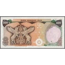 Iran - Pick 104b - 500 rials - Série 59 - 1975 - Etat : NEUF