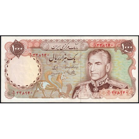 Iran - Pick 105c - 1'000 rials - Série 6/1 - 1977 - Etat : SUP+
