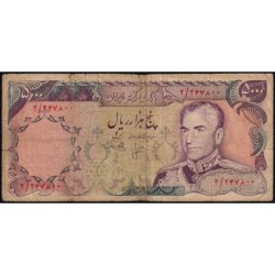 Iran - Pick 106a - 5'000 rials - Série 2 - 1974 - Etat : B