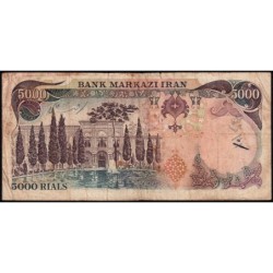 Iran - Pick 106c - 5'000 rials - Série 6/1 - 1977 - Etat : B