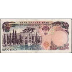 Iran - Pick 106c - 5'000 rials - Série 8/1 - 1977 - Etat : TTB+